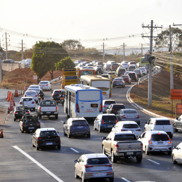 Vias bloqueadas no DF neste fim de semana