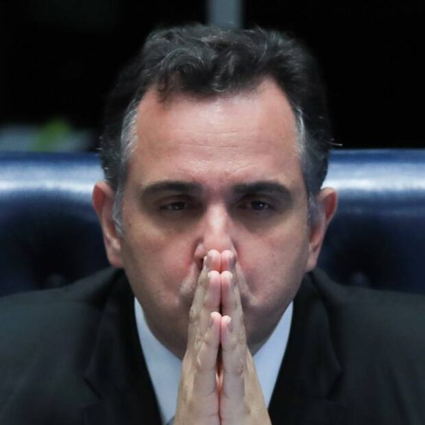 Brasília (DF) 19/03/2024  Senador Rodrigo Pacheco durante a primeira sessão de debates da proposta de emenda à Constituição que criminaliza a posse e o porte de entorpecentes e drogas afins, seja qual for a quantidade. Foto Lula Marques/ Agência Bra