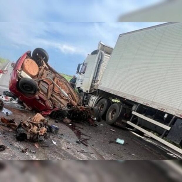 Acidente na BR-135 mata cinco da mesma família do DF na Bahia