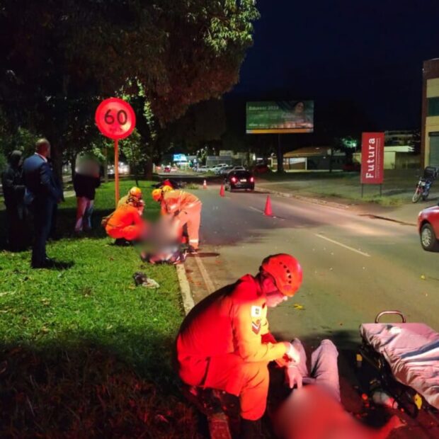 Acidente no Gama deixa duas pessoas feridas