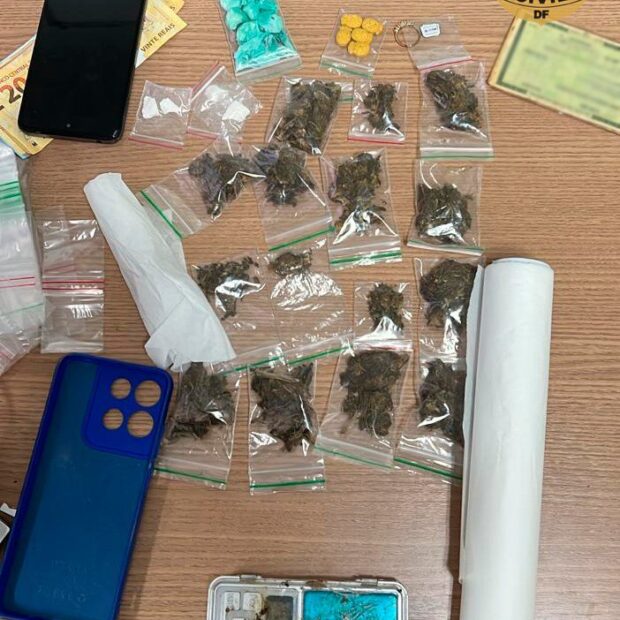 PCDF desarma grupo ligado a furtos de carros e venda de drogas