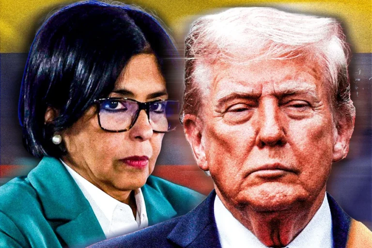 Delcy elogia Trump pela retomada das relações diplomáticas com a Venezuela