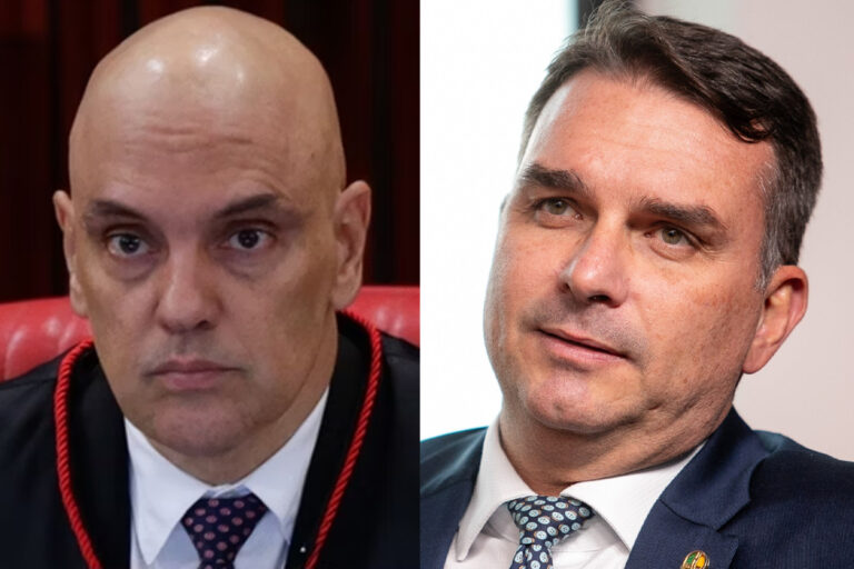 Flávio Bolsonaro critica voto de Moraes que condena Eduardo